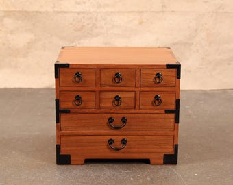 漆塗り引き出し箱 鎌倉彫牡丹(24A-710-2) - Etsy 日本