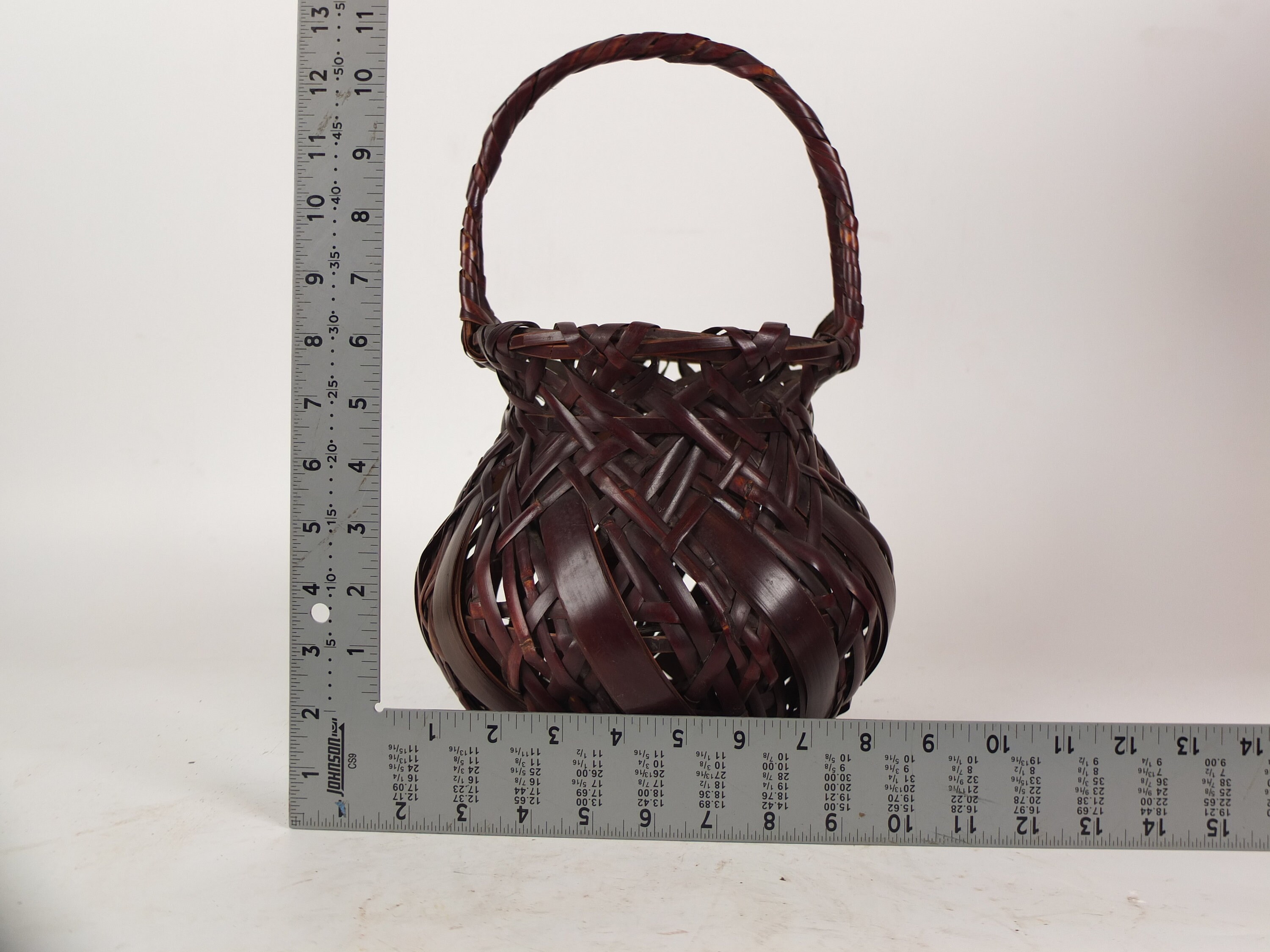 あけび籠　パン籠 Antique Japanese Takekago Bamboo Ikebana Basket (23O-372-2) - Etsy