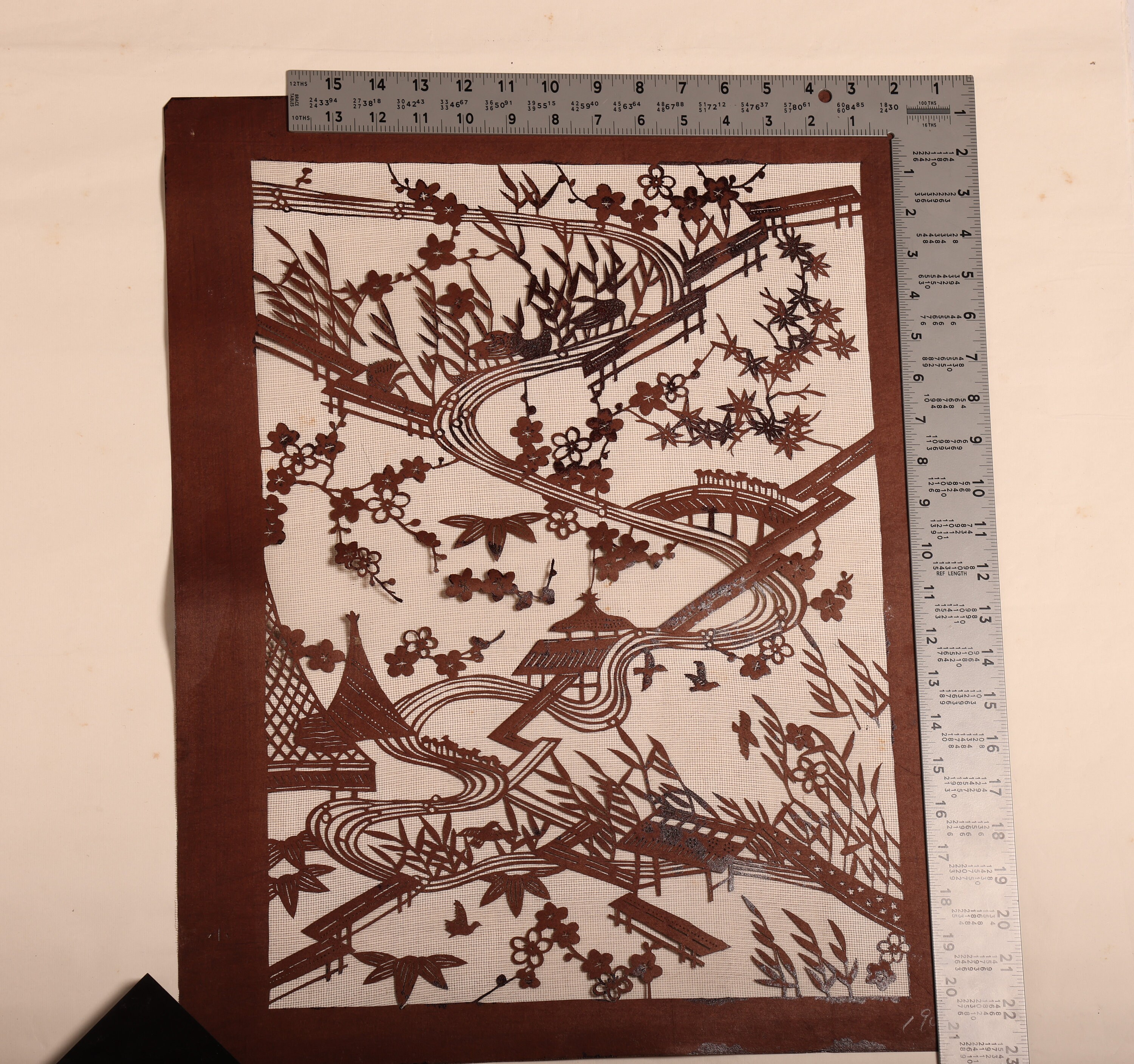 Vintage Katagami - Etsy