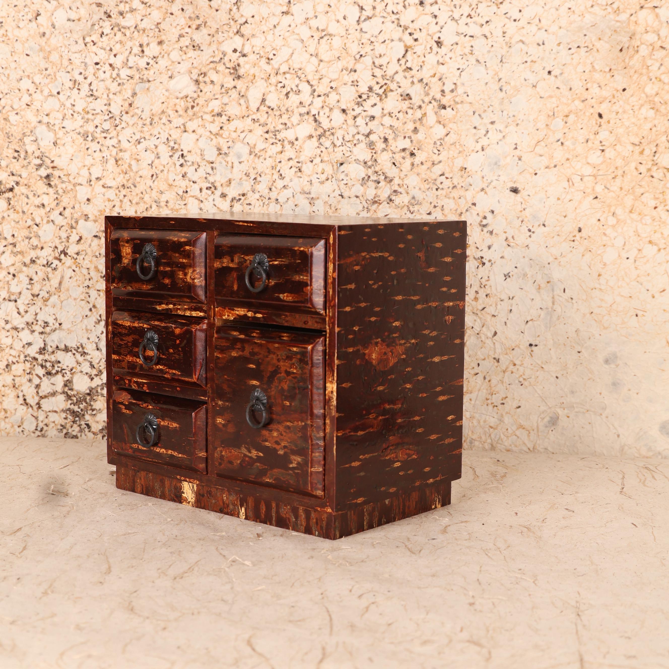 Japanese Sakura Bark Drawers Box (25S-742) - Etsy