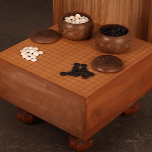 Japanese Go Board Go Ban Wood Go Ishi Igo Set (24J-449)