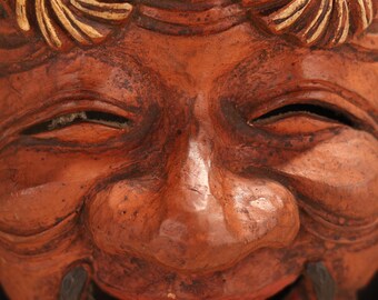 日本製木製能面「翁」（24J-461） - Etsy 日本