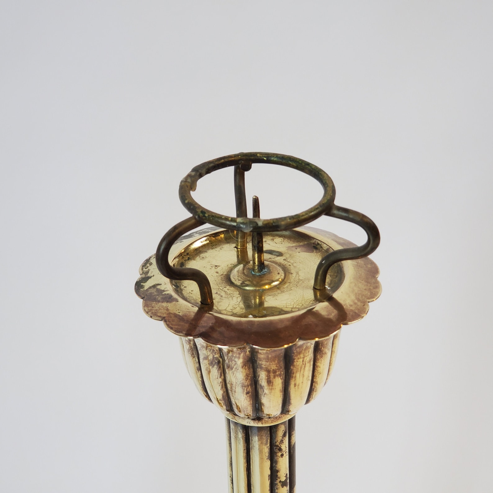 Antique Japanese Candle Holder Polished Brass. 1860s pair Etsy