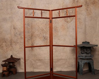 Antique Japanese Kimono Stand — Wood, 1910, Meiji Era (SKU: 25S
