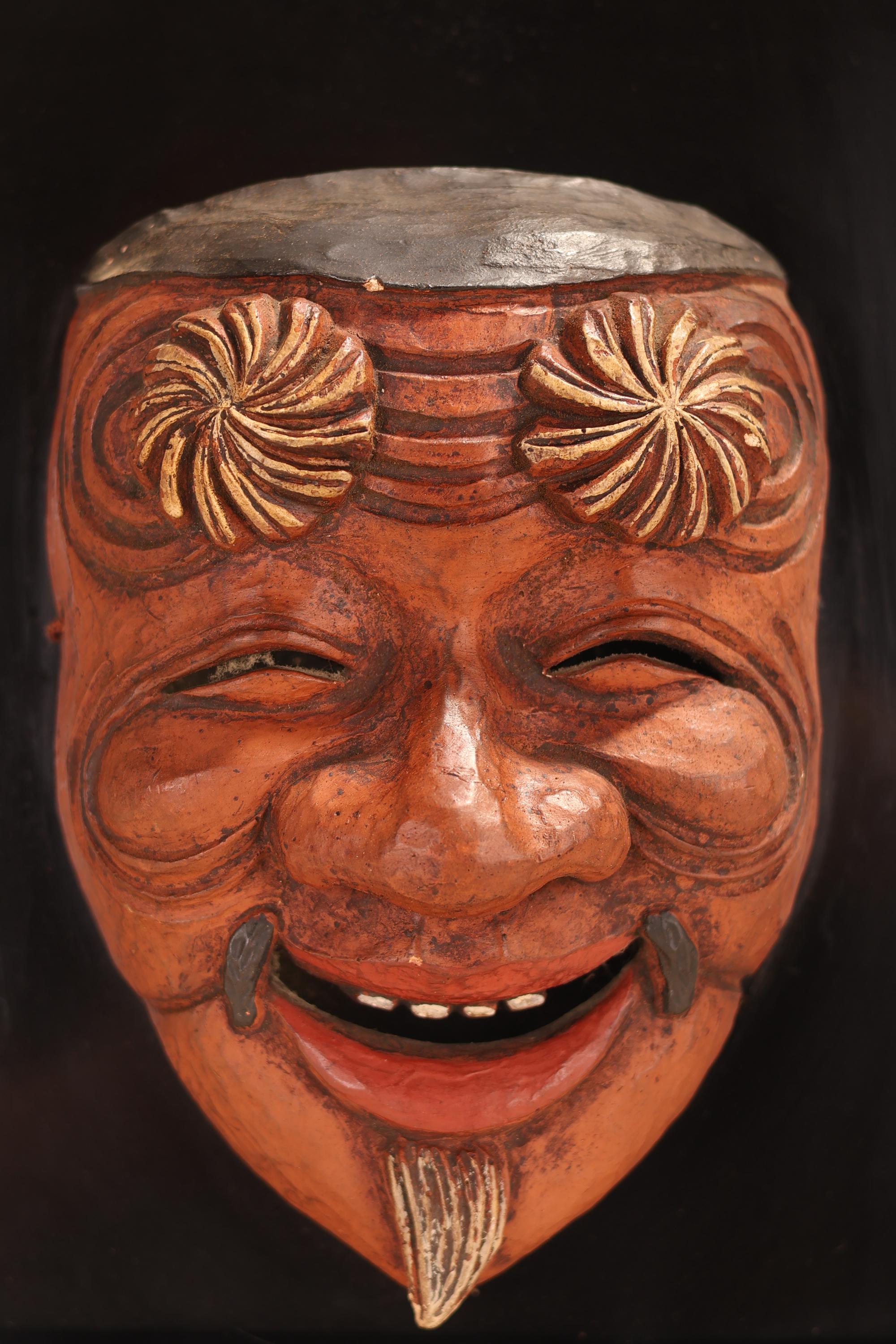 日本製木製能面「翁」（24J-461） - Etsy 日本