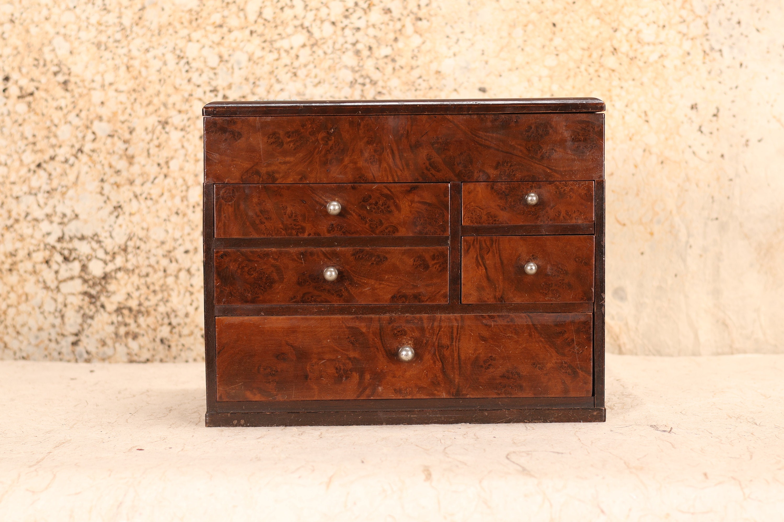 古道具箱 Vintage Japanese Sewing Box / Haribako (24A-33-6) - Etsy