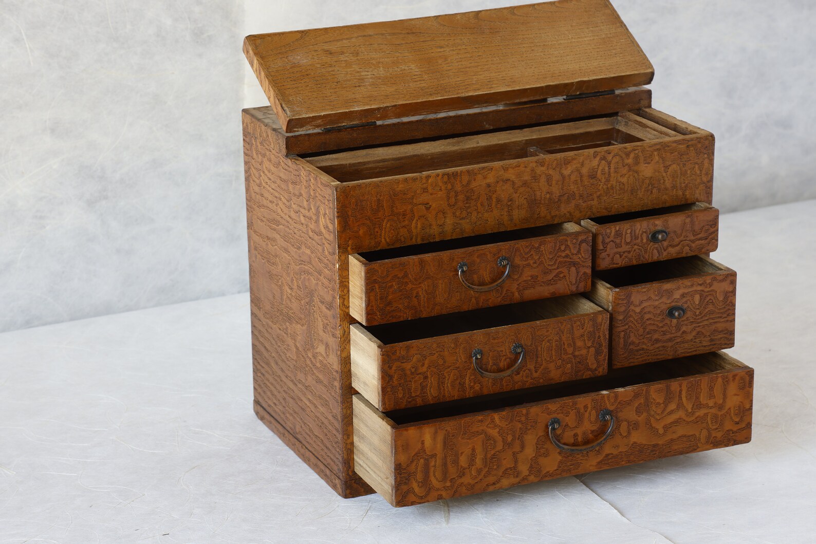 Vintage Japanese Sewing Box / Haribako 21M21 Etsy