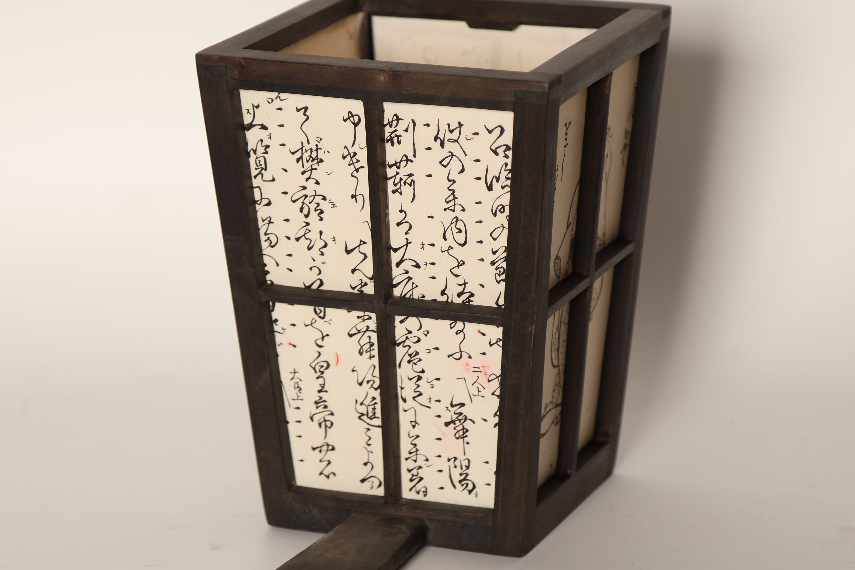 古銅　ウズラ香炉　木箱付　1345g/高さ約21㎝　東Y7-0626⭐︎2Fトカエ Japanese Style Lantern, Handmade With Solid Wood. (WL7) - Etsy