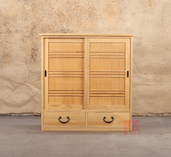 Japanese Style Kiri Wood Shoe Chest, Getta Bako. (KB29) - Etsy