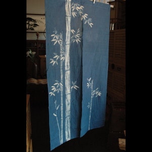 traditional cotton noren, door way curtain. (WE05-231) 35&quot;W x 59&quot;L