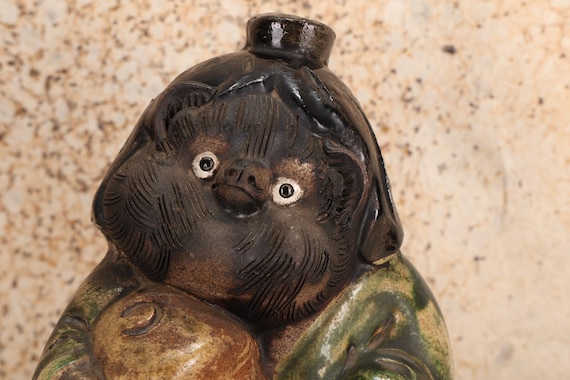 Vintage Japanese Raccoon (tanuki) Statue — 1950, Showa Era (SKU