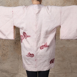 Vintage Japanese Haori Jacket, Kimono Jacket, (504-15)