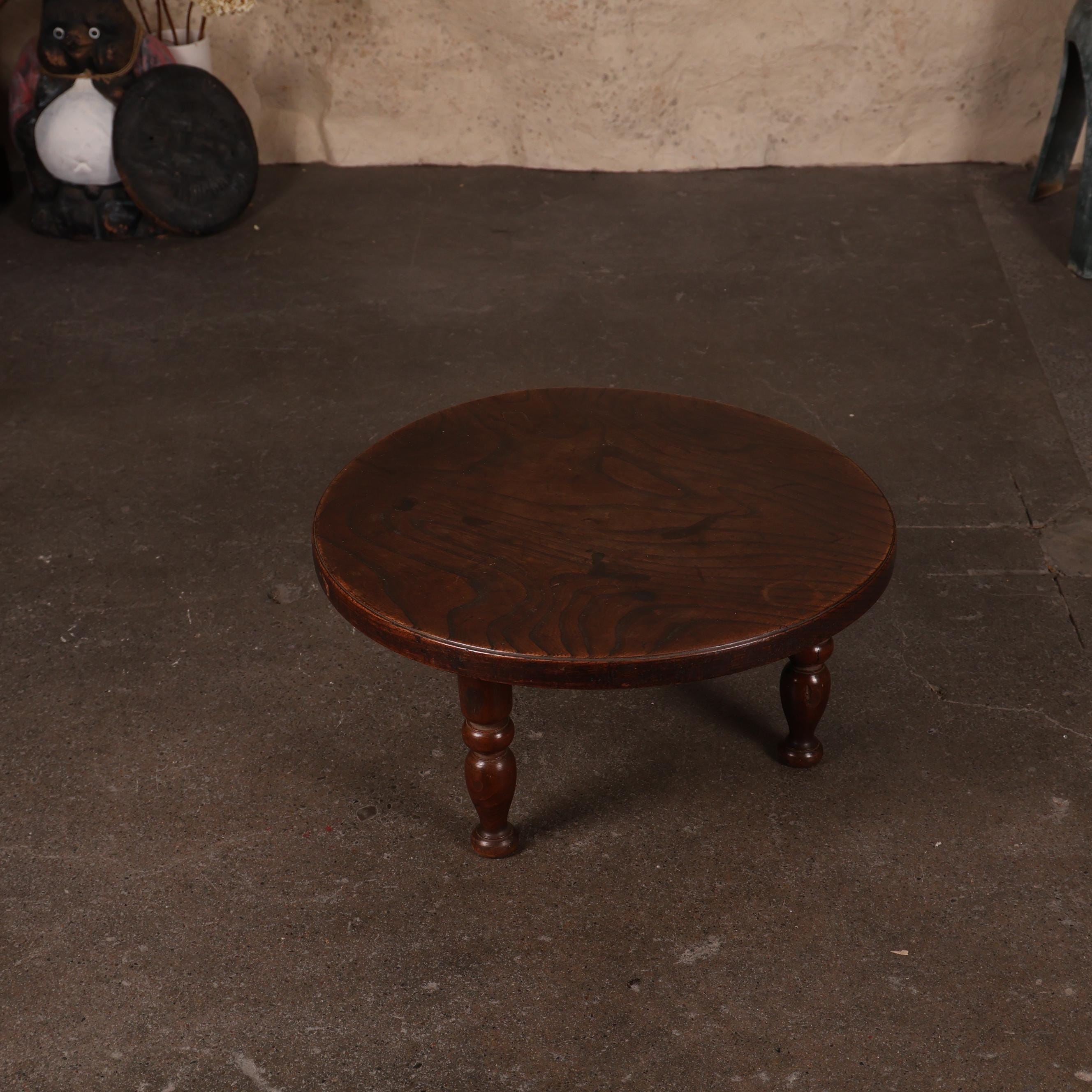 Antique Japanese Low Table — Wood, 1910, Meiji Era (SKU: 25S-476