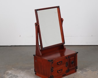 昭和レトロ鏡台　Japanese Showa Mirror Vintage Japanese Kyodai Mirror - 1940s Showa Era (25D-375-1) - Etsy
