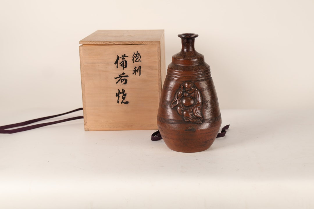 Japanese Ikebana Flower Vase, Bizen () - Etsy