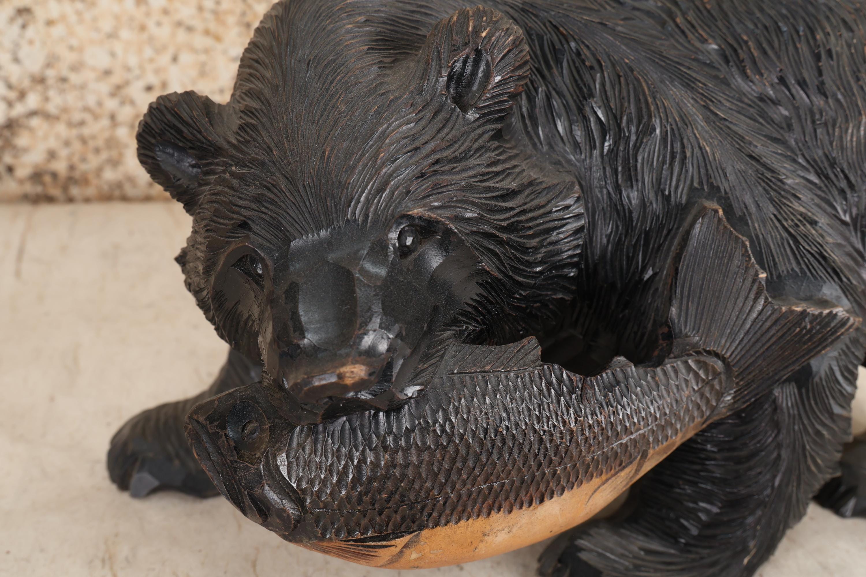 日本製木製アイヌ熊立像（24N-394-1） - Etsy 日本