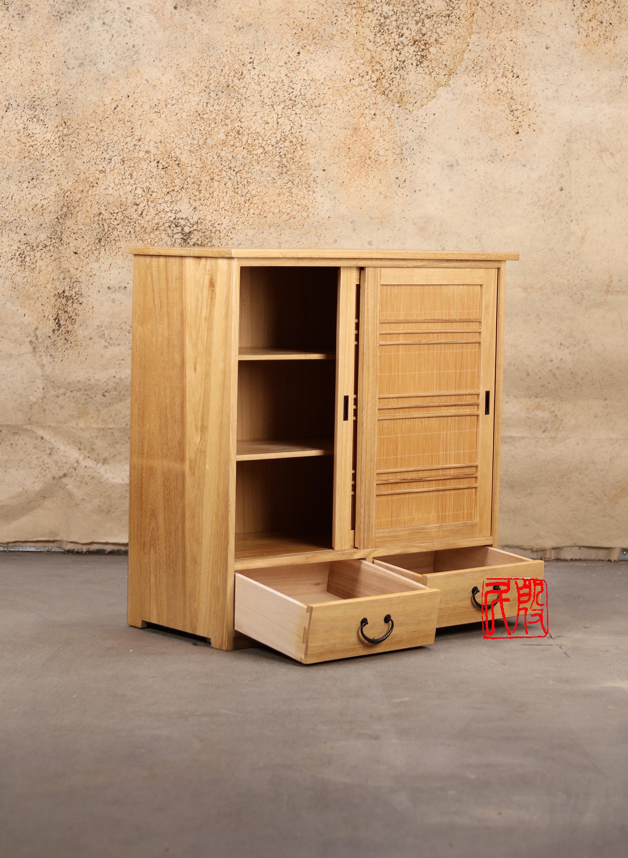 Japanese Style Kiri Wood Shoe Chest, Getta Bako. (KB29) - Etsy