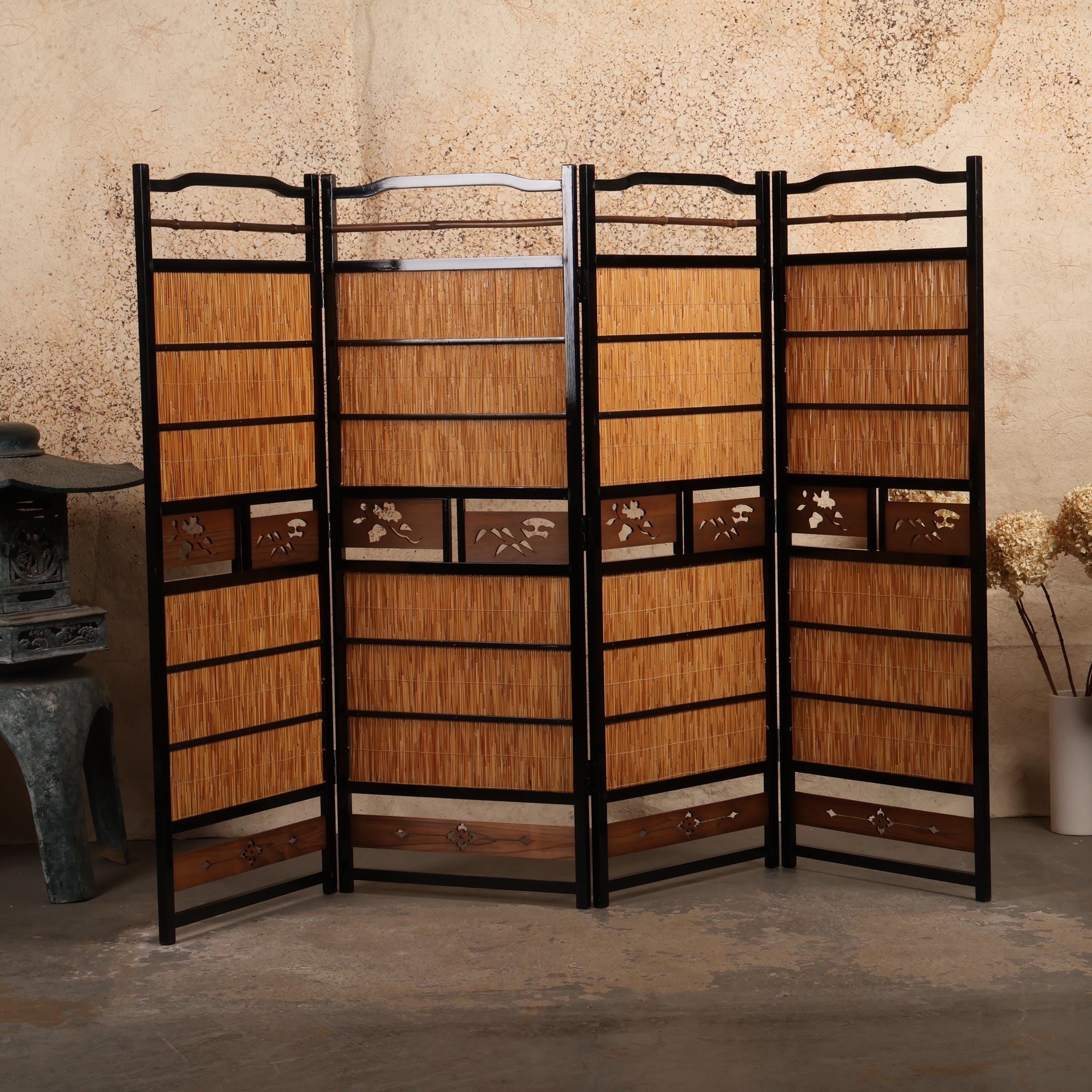 Antique Japanese Folding Screen - Etsy - Page 3