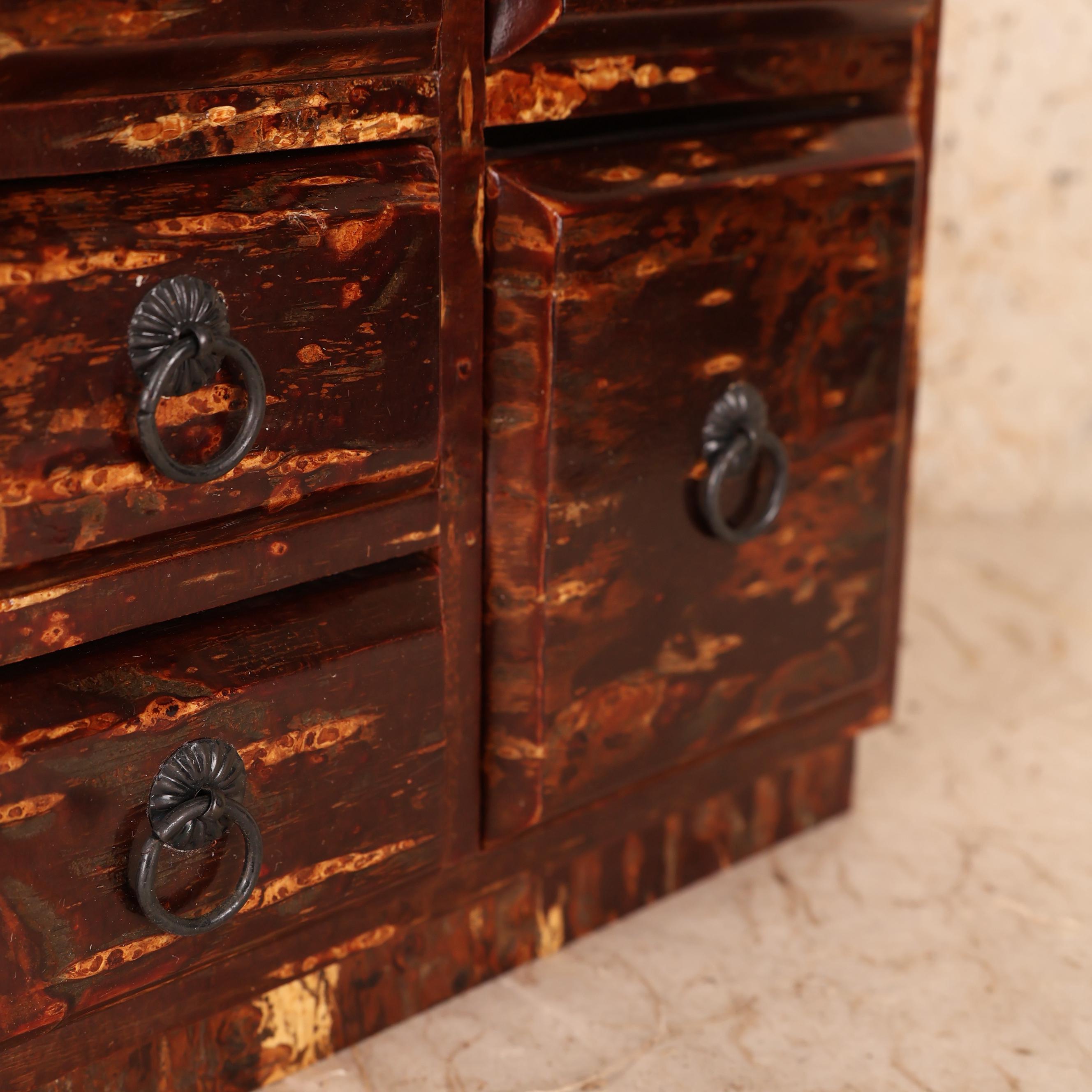 Japanese Sakura Bark Drawers Box (25S-742) - Etsy
