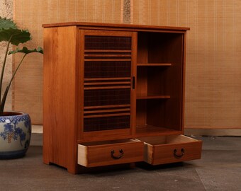 Japanese Style Kiri Wood Shoe Chest, Getta Bako. (KB29) - Etsy