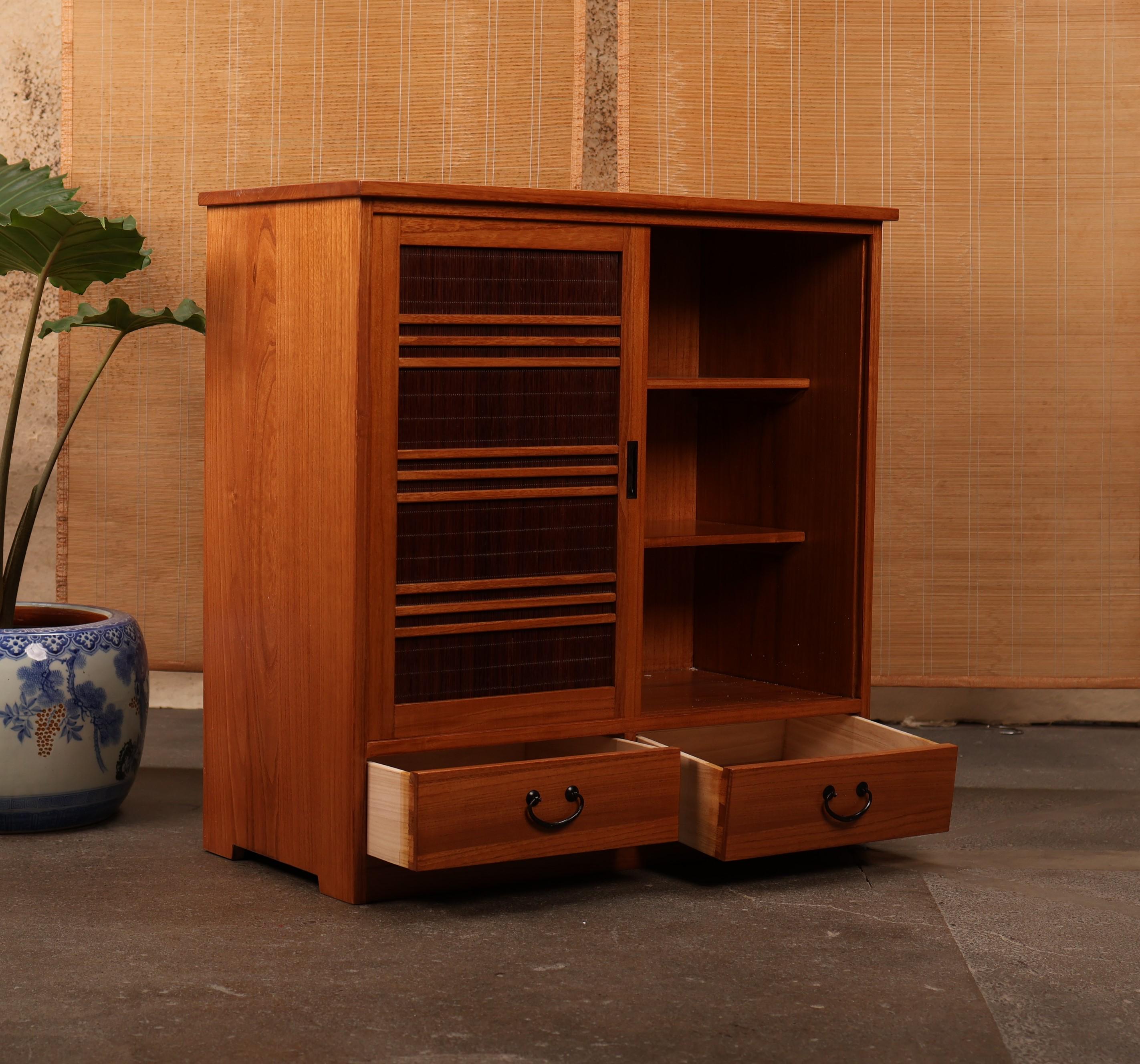 Japanese Style Kiri Wood Shoe Chest, Getta Bako. (KB29) - Etsy