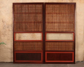 Japanese antique doors, Koshido Shoji (PAIR). 24J-562