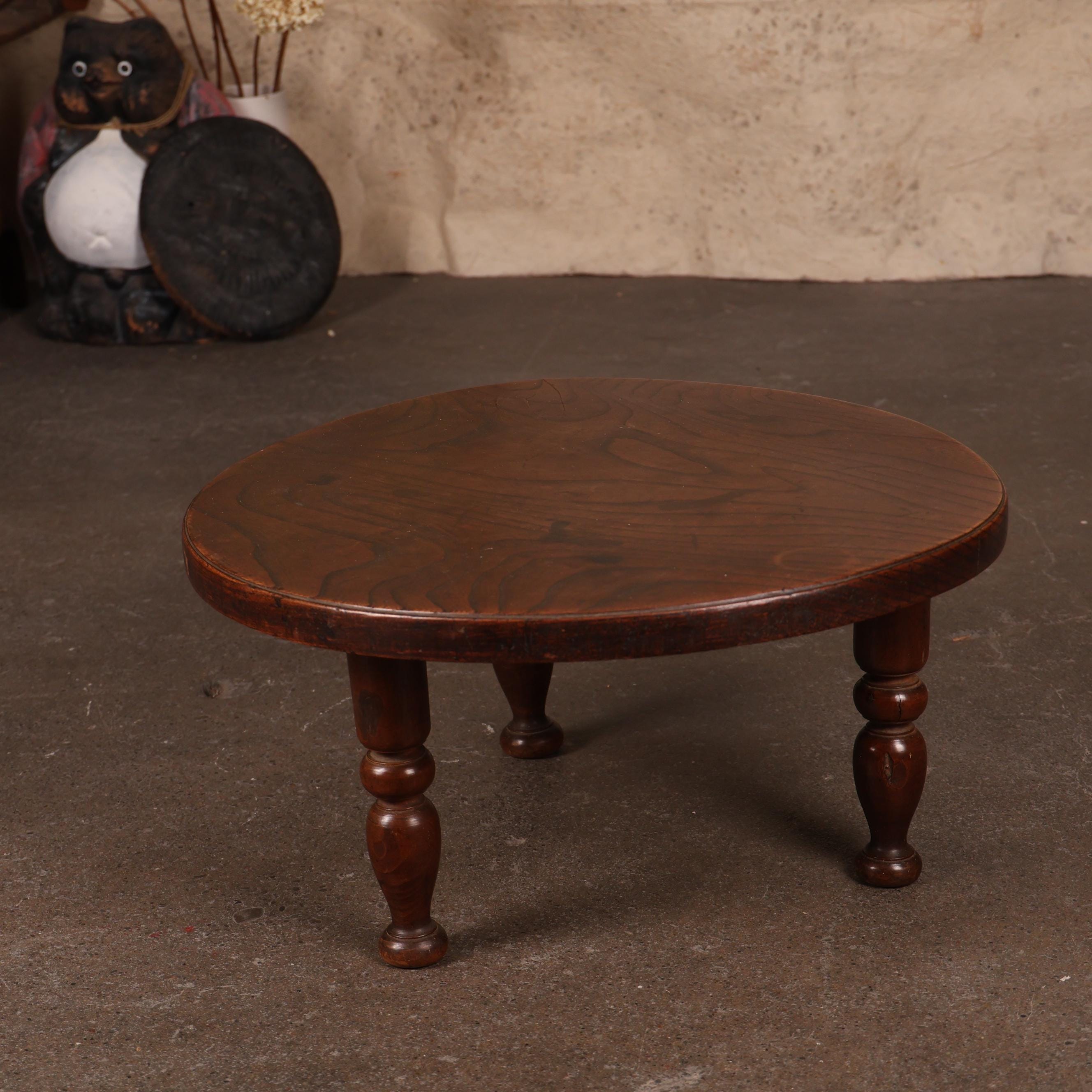 Antique Japanese Low Table — Wood, 1910, Meiji Era (SKU: 25S-476