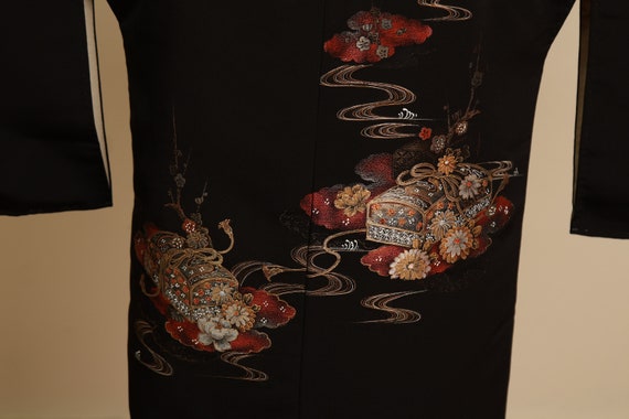 Vintage Japanese Haori Jacket, Kimono Jacket, (36… - image 5