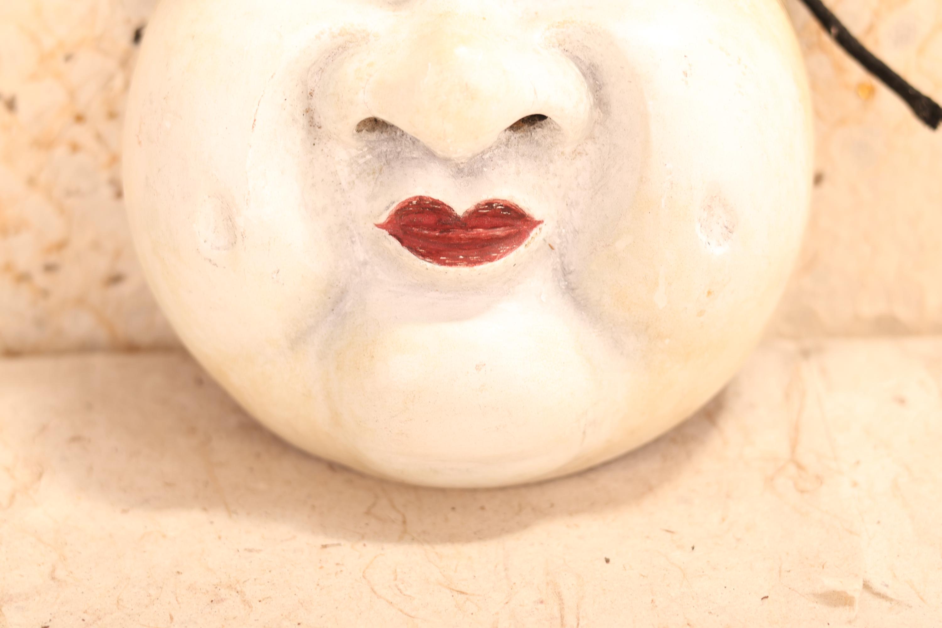 木製お多福・おかめ面 (24J-342-10) - Etsy 日本