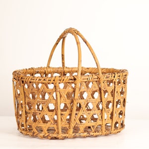 Japanese Hana Kago Bamboo Basket (24A-195-2)