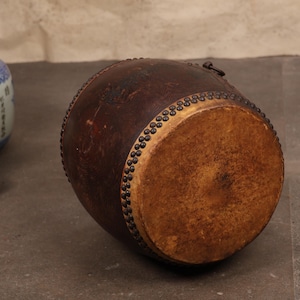 Vintage Japanese Taiko Drum (24N-24-1)