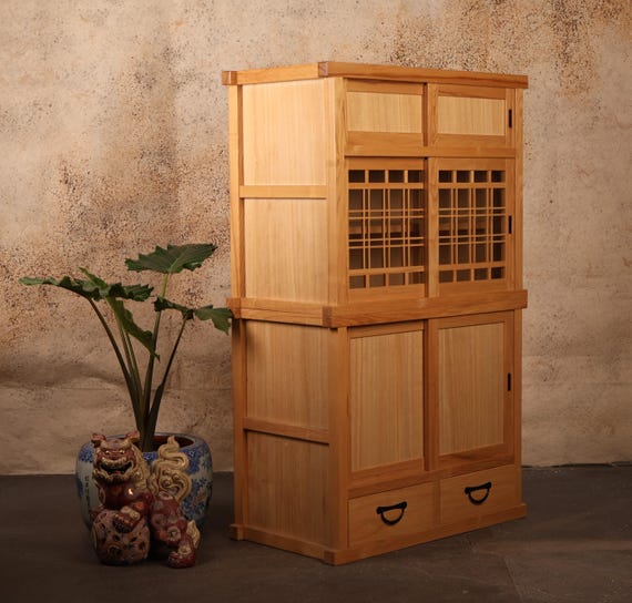 Japanese Style Tea Chest, Cha Dansu (MT9) - Etsy