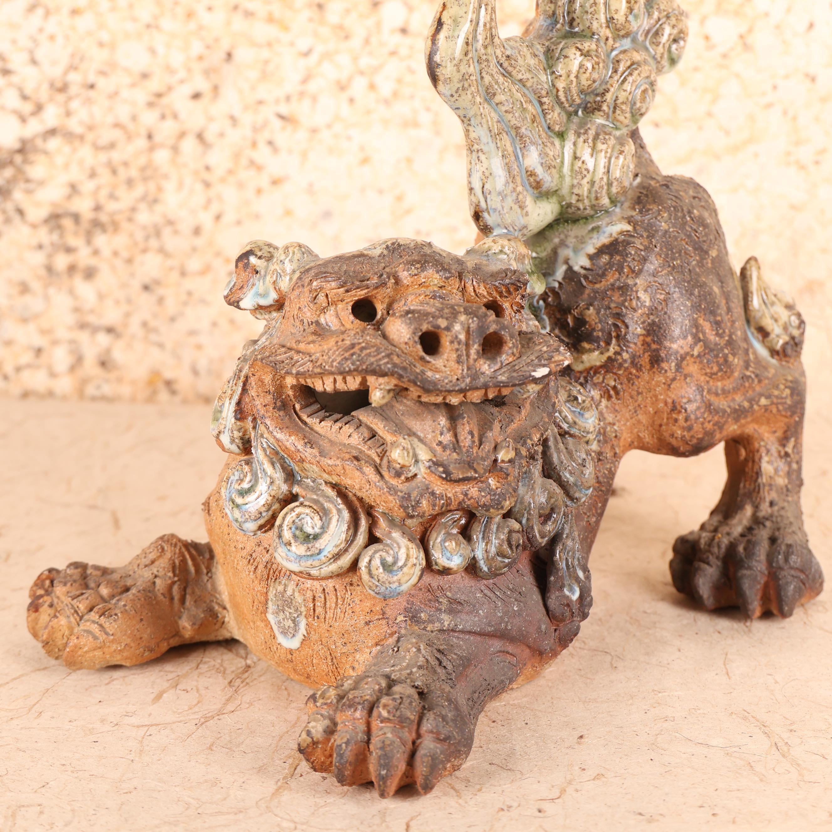 九谷焼　陶器製 獅子像アンティーク　コレクション　骨董品 九谷焼 陶器製 獅子像アンティーク コレクション 骨董品 九谷焼 陶器製