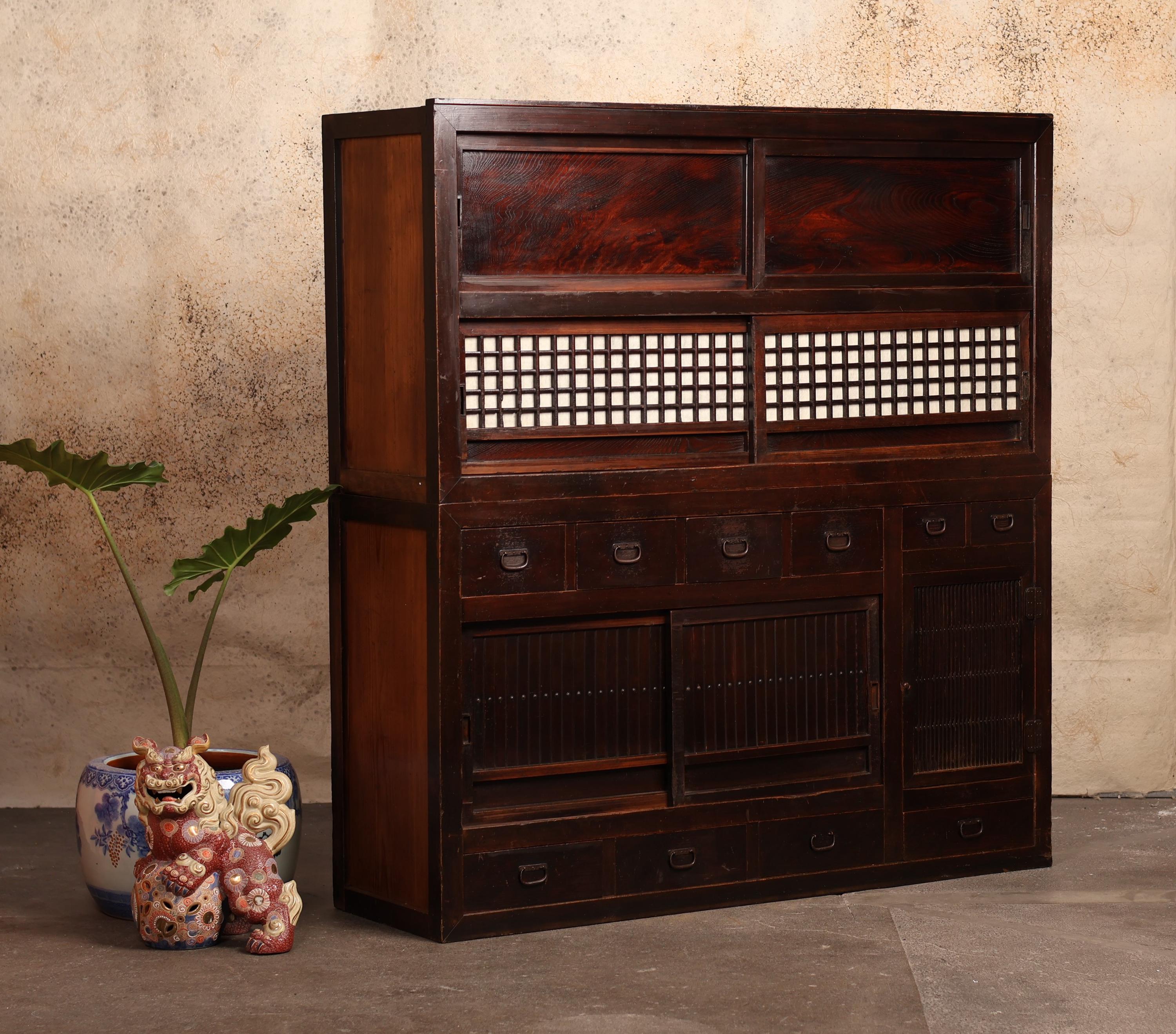 Antique Japanese Mizuya Tansu Kitchen Chest (24N-E1) - Etsy