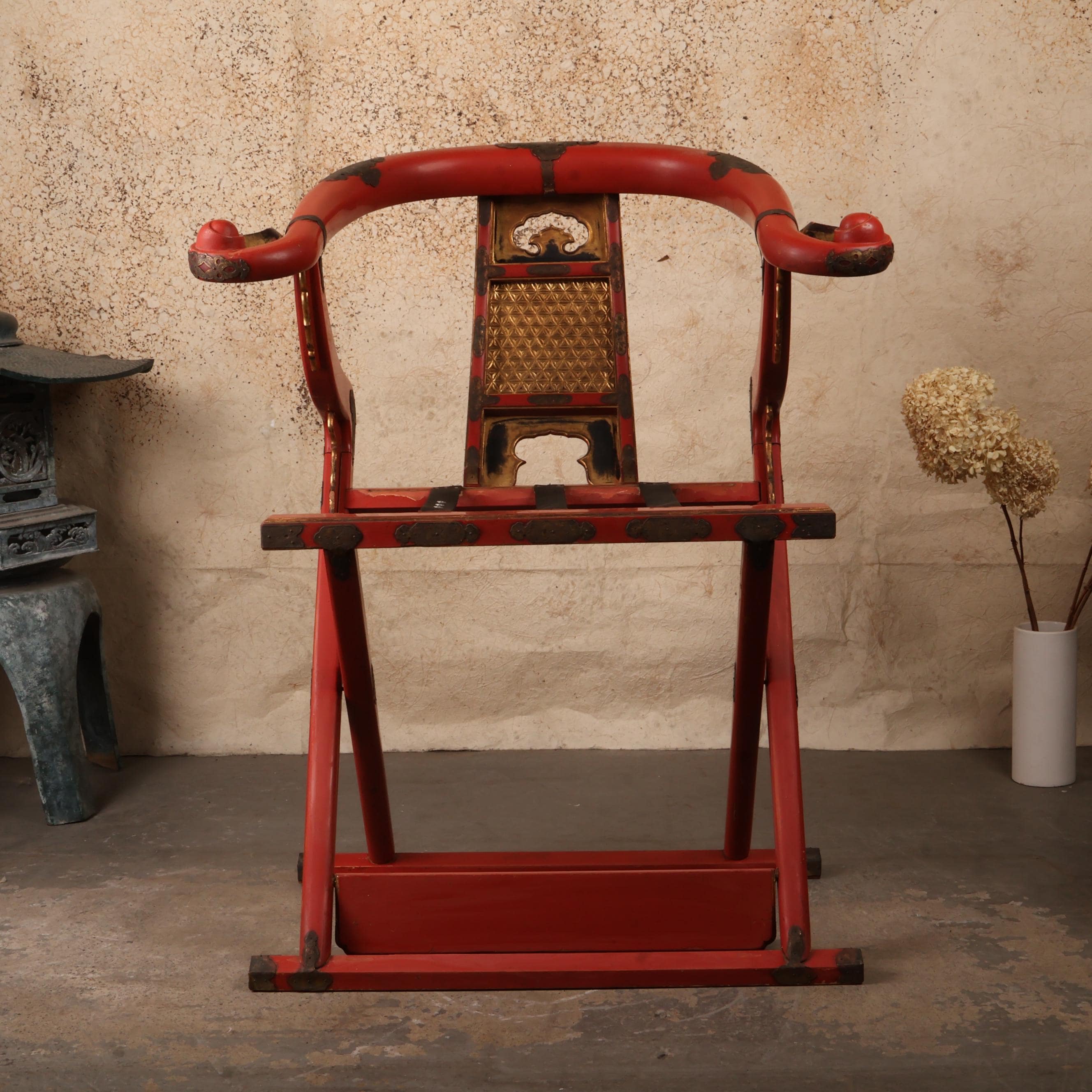 Antique Japanese Chair - Etsy
