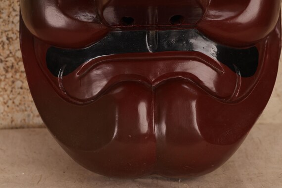 GIANT Japanese Large Wooden Tengu Mask (24J-506) View 6