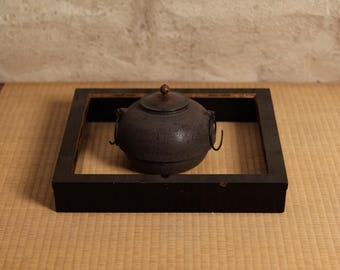 ヴィンテージの日本製ロブチ、木製、黒漆塗り - Etsy 日本