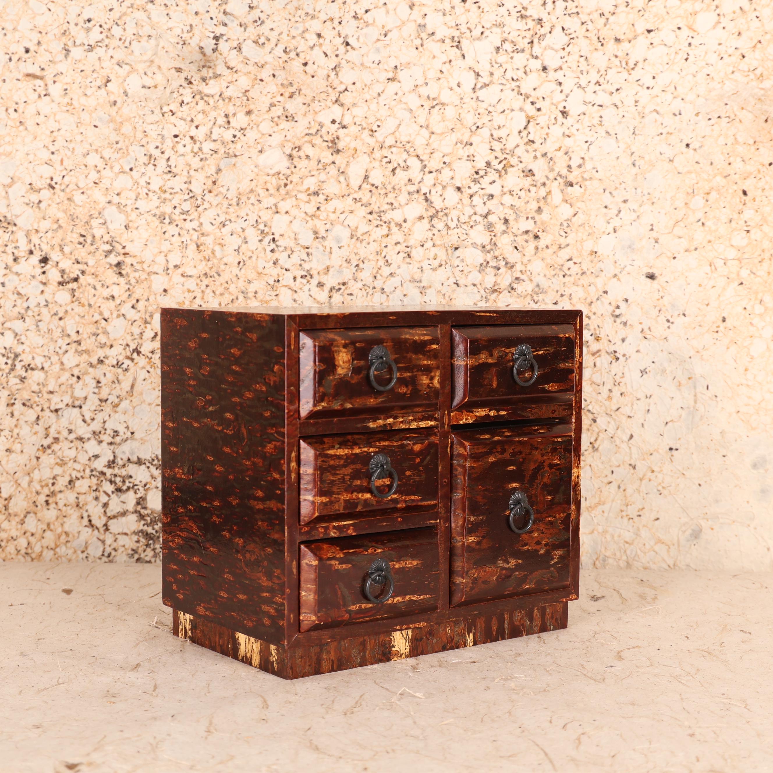 Japanese Sakura Bark Drawers Box (25S-742) - Etsy