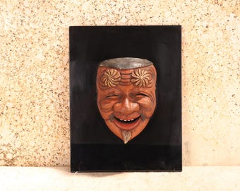 日本製木製能面「翁」（24J-461） - Etsy 日本