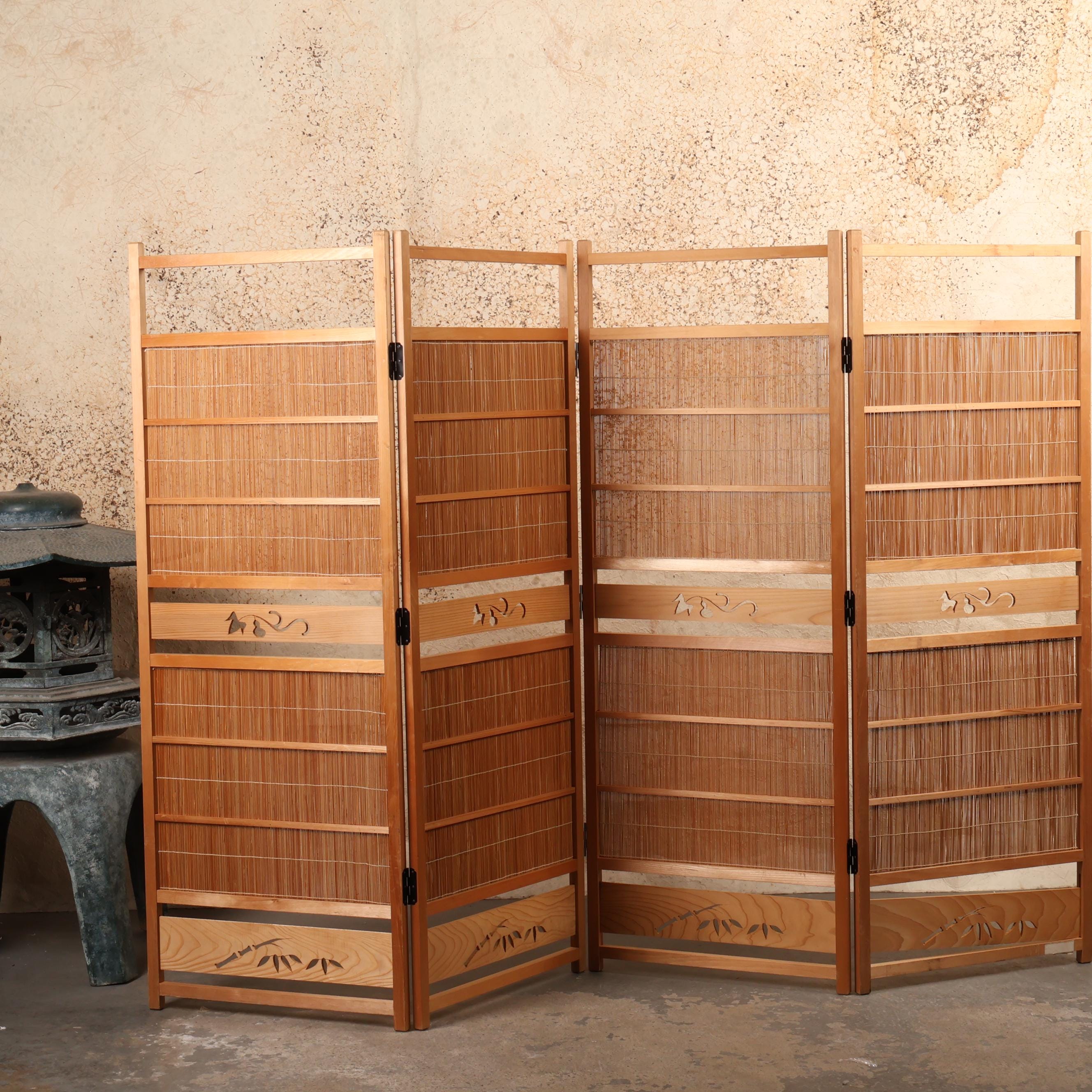 Antique Japanese Folding Screen - Etsy - Page 3