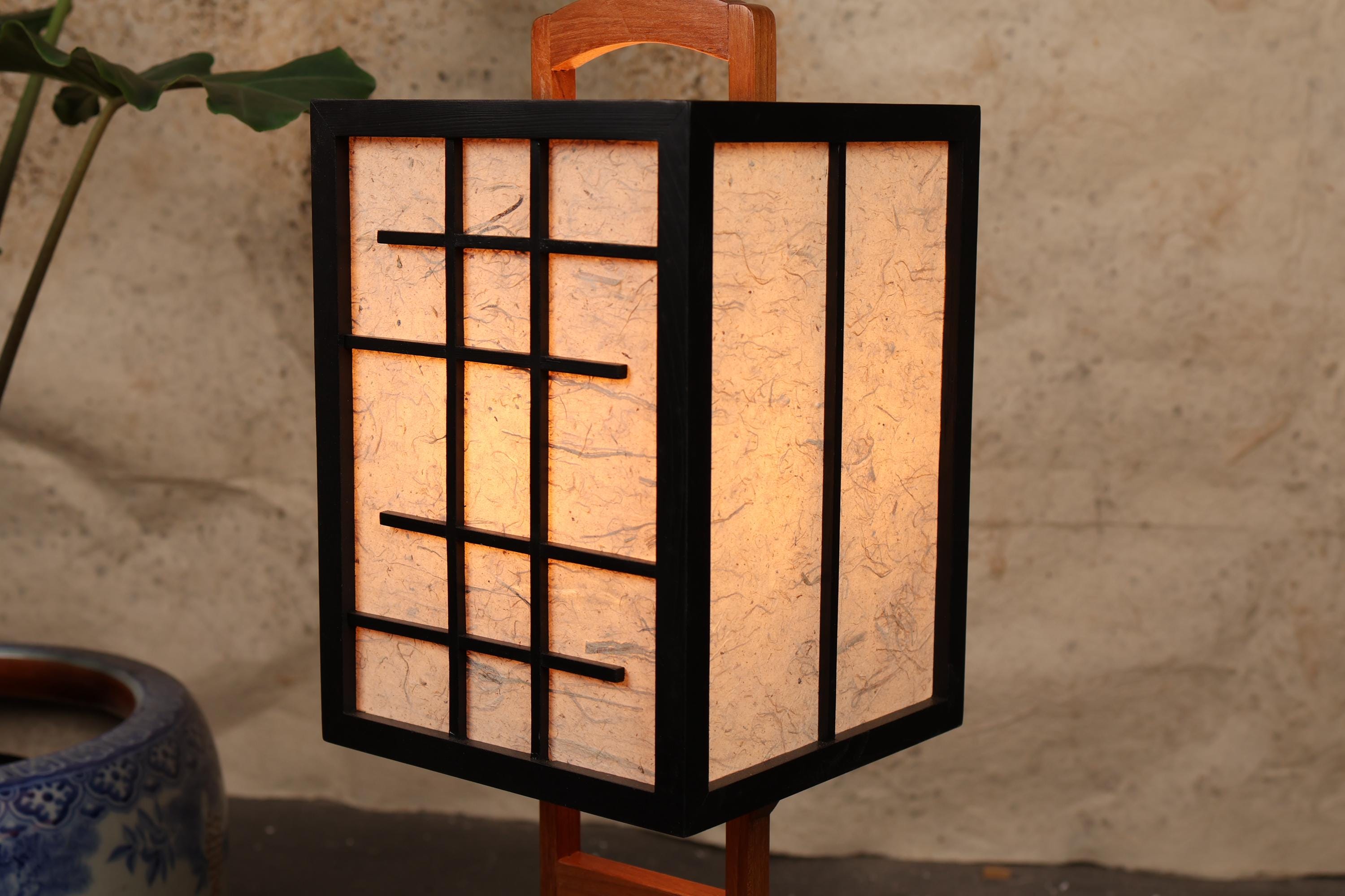 Japanese Style Lantern, Floor Lamp. (WL8) - Etsy