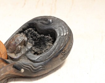 Antique Japanese Carpenter Tool Sumi Tsubo Ink Pot (23O-340