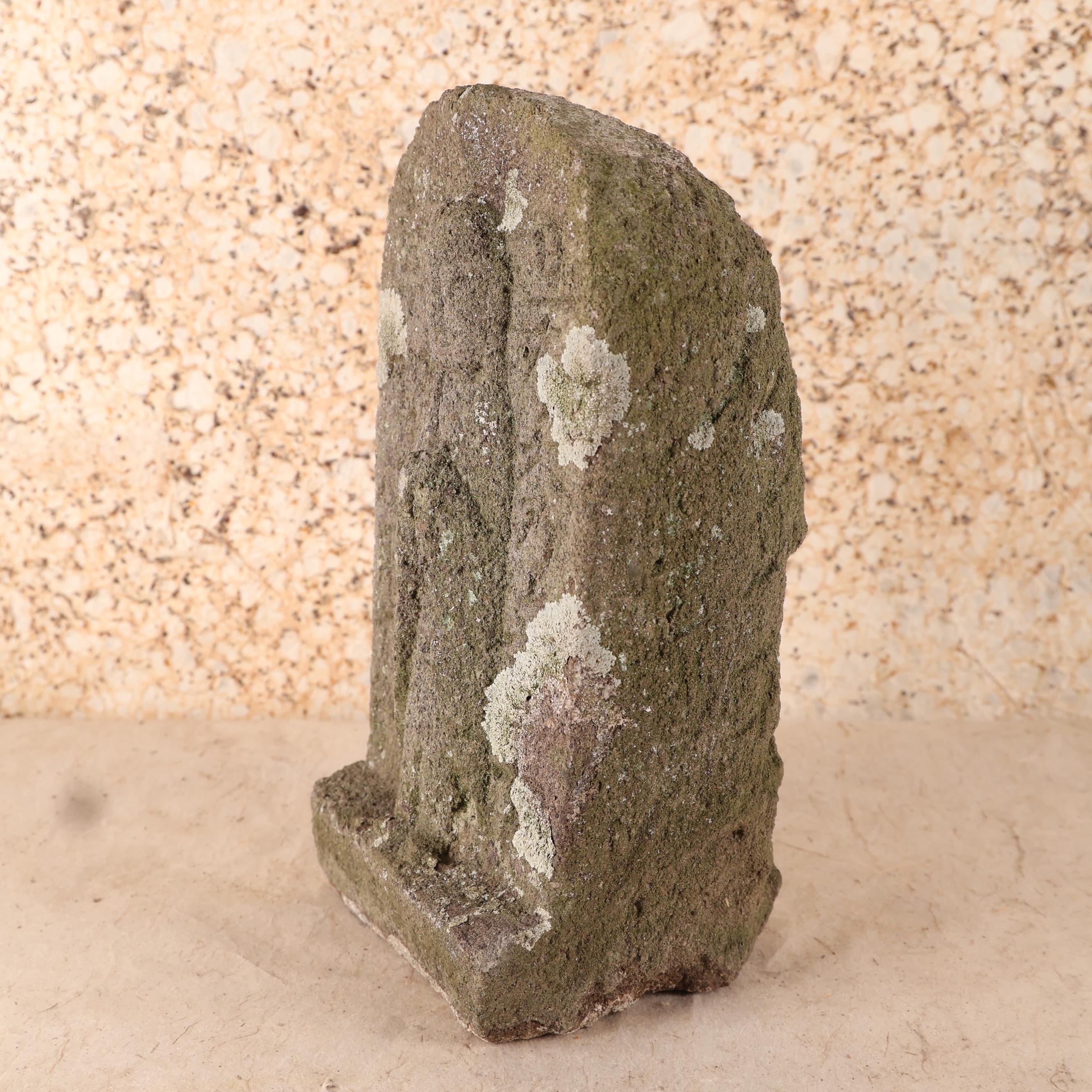 Antique Japanese Jizo Buddha — Stone, 1920, Taisho Era (SKU: 25S