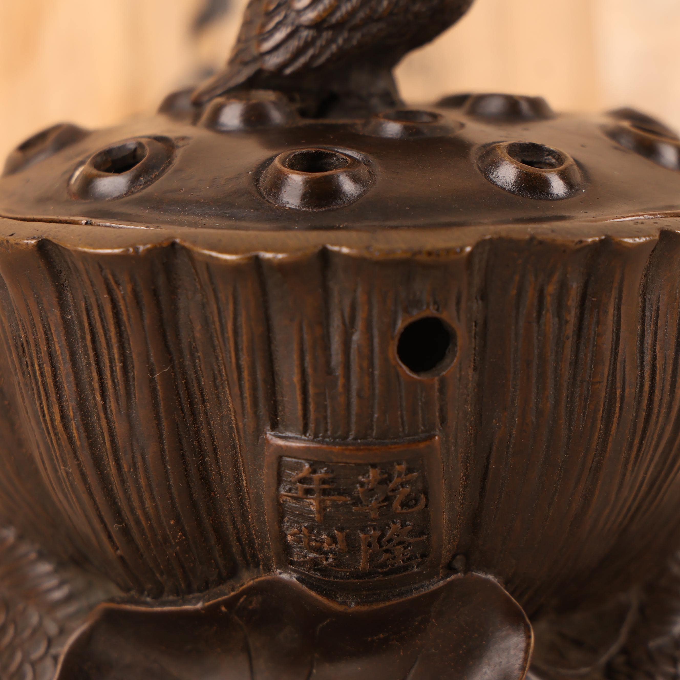 Vintage Japanese Koro Incense Burner - 1980s Showa Era (25D-487