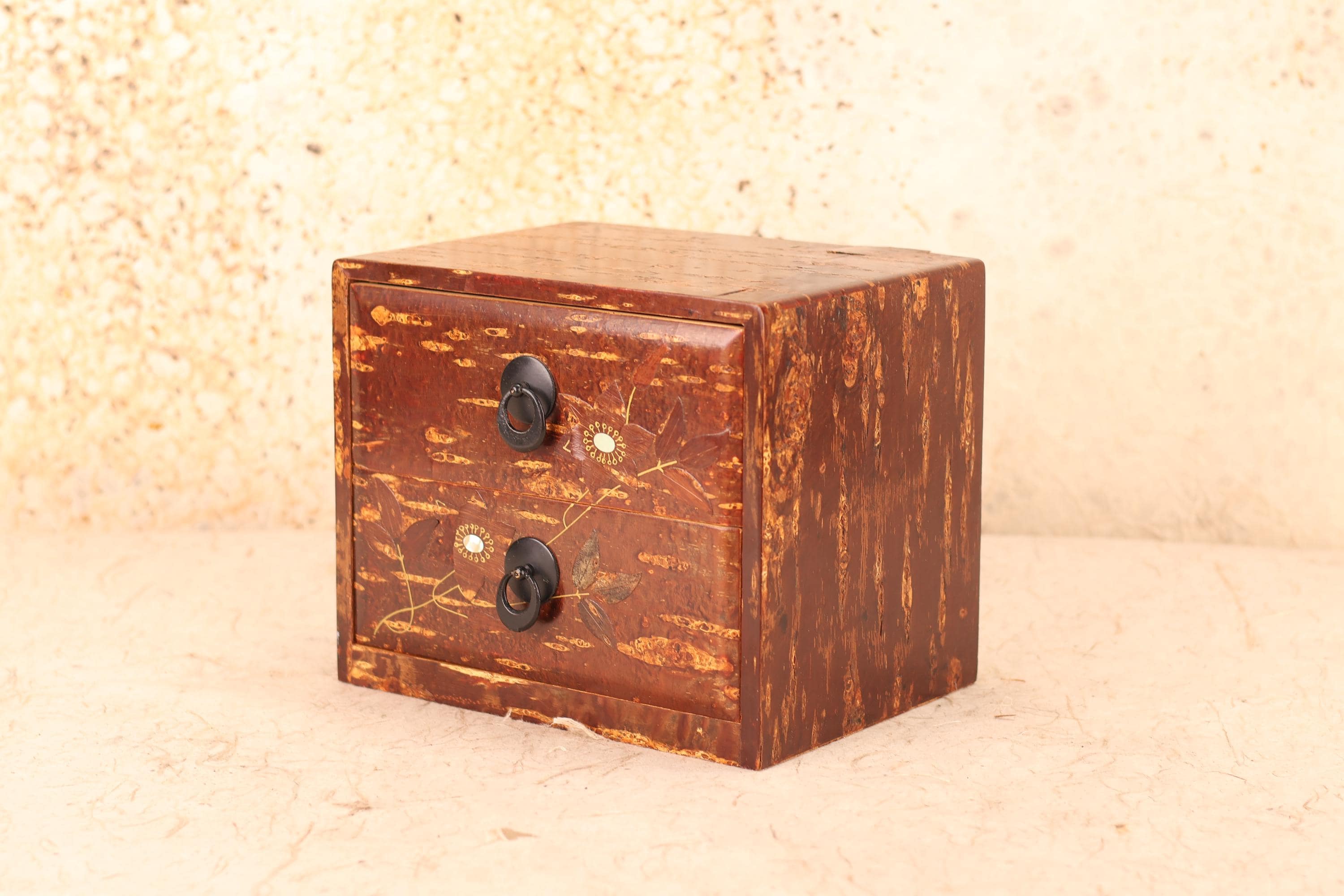 Japanese Sakura Bark Drawers Box (24J-541-2) - Etsy