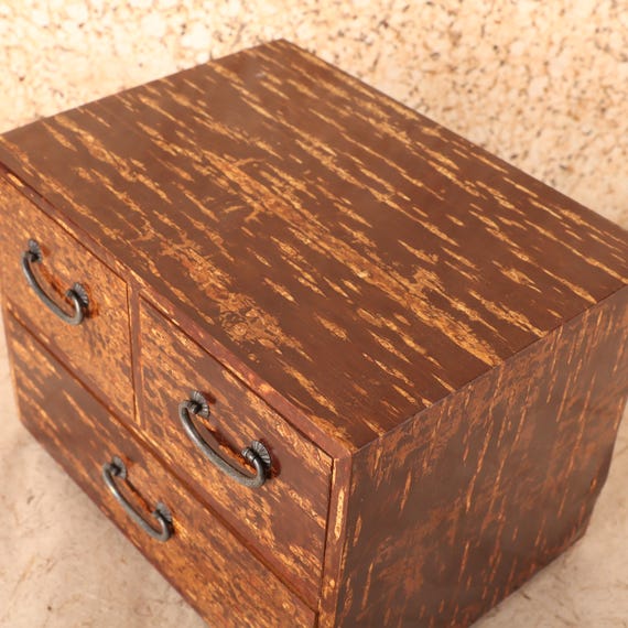 Vintage Japanese Kaba-zaiku Hikidashi Drawer, 1966 - 1989 (late