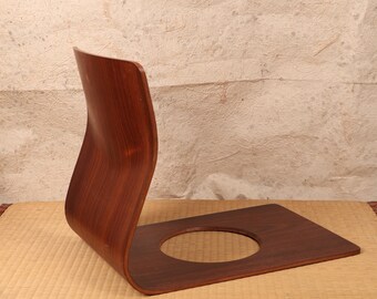 saru　椅子 Vintage Japanese Zaisu (座椅子) With Detachable Zabuton (20