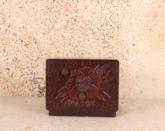 Vintage Japanese Sewing Box Haribako Ash (24A-15-4) - Etsy