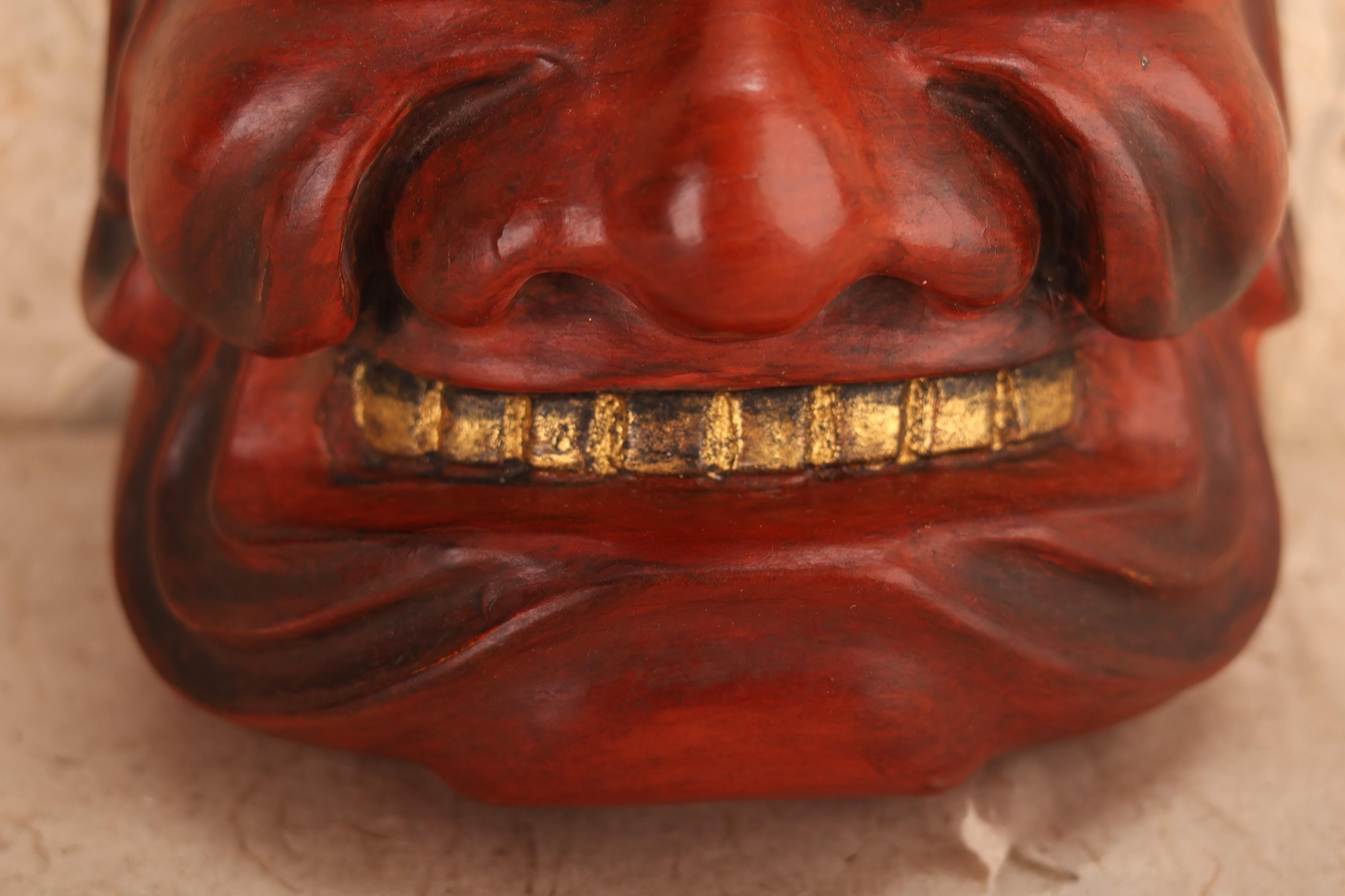 木製鬼面 (24J-342-18) - Etsy 日本