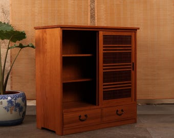 Japanese Style Kiri Wood Shoe Chest, Getta Bako. (KB29) - Etsy